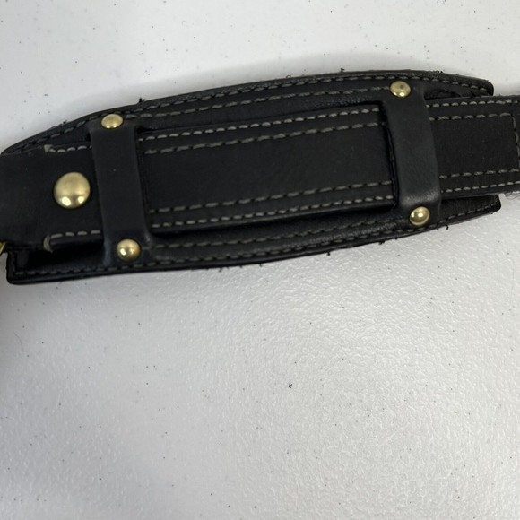 Coach Carly Black Leather Large Hobo Shoulder Bag Tote Handbag Purse Heavy 10616 - Picture 10 of 16